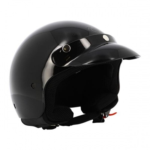 Jet / Open Face Helmet Vintage Trendy T-100 black Jet / Open Face Helmet Vintage Trendy T-100 black