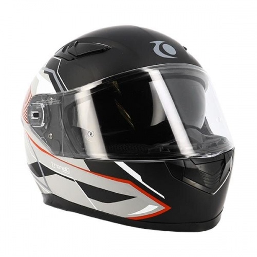 Full Face Helmet double visor Trendy T-604 Chactas grey/black/matte red Full Face Helmet double visor Trendy T-604 Chactas grey/black/matte red