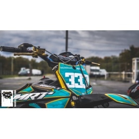 Front Number Plate UFO Motocross KTM SX / SXF 2007-2009 black