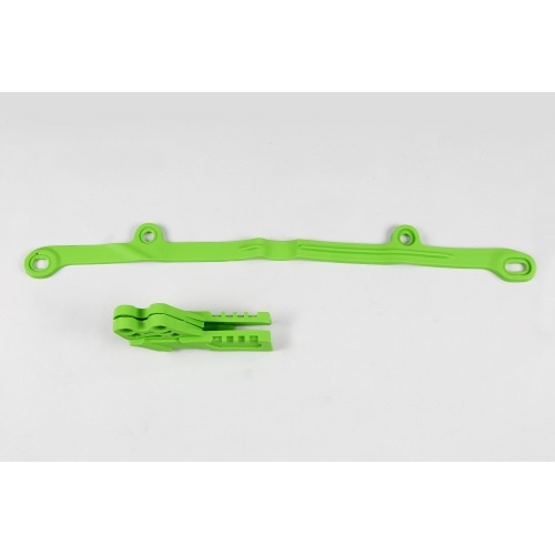 Chain Slider / Swingarm Slider Set Kawasaki KXF 250 / 450 2006-2008 green Chain Slider / Swingarm Slider Set Kawasaki KXF 250 / 450 2006-2008 green