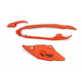 Chain Slider / Swingarm Slider Set UFO KTM SX / SX-F 2023 orange