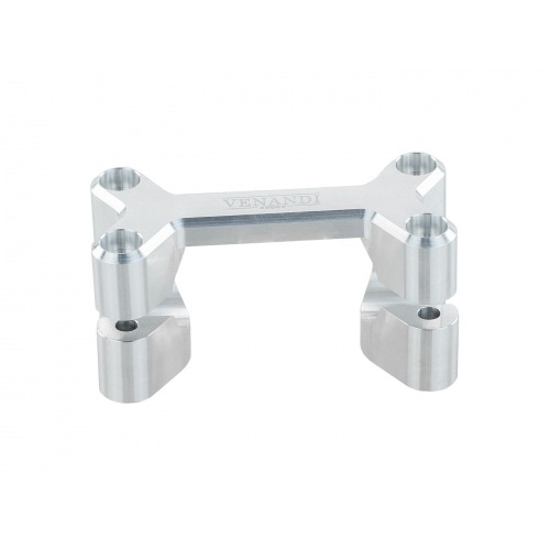 Handlebar Mount Venandi Dogbone CNC Simson S50 / S51 silver Handlebar Mount Venandi Dogbone CNC Simson S50 / S51 silver