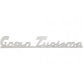 Badge Vespa Gran Turismo chrome
