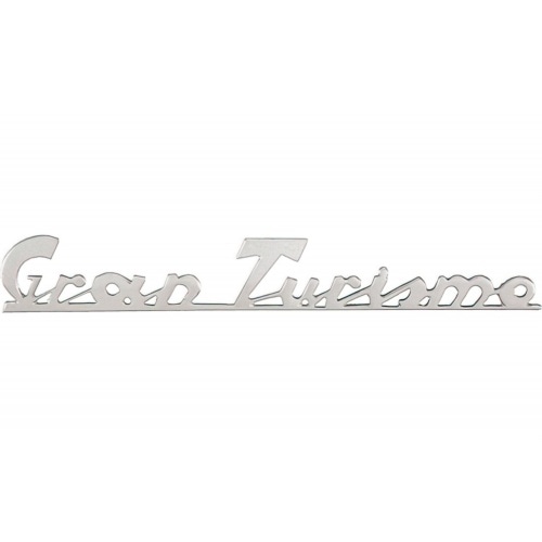 Badge Vespa Gran Turismo chrome Badge Vespa Gran Turismo chrome