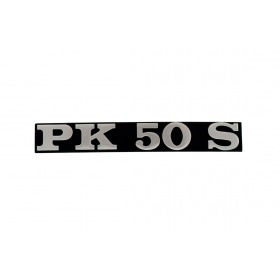 Badge Vespa PK 50 S black / chrome