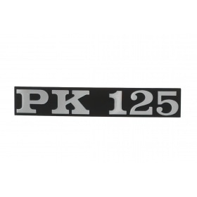 Badge Vespa PK 125 black / chrome