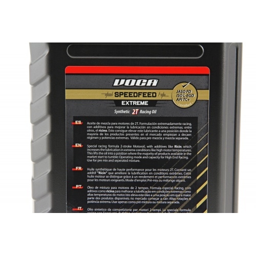 2-taktu eļļa Racing Voca SPF Extreme pilnībā sintētiska ar rīcineļļu 1L 2-taktu eļļa Racing Voca SPF Extreme pilnībā sintētiska ar rīcineļļu 1L