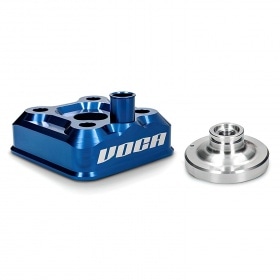 Головка блока цилиндров модульная Voca Race Head 54 мм Yamaha DT LC/D синяя.