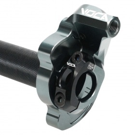 Quick-Action Throttle Voca Bestia CNC 90º Alu Silver