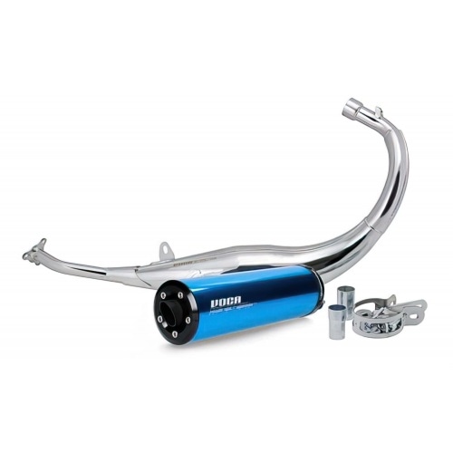 Izplūdes Voca 50/70cc (CE) hroma / zils alumīnija trokšņa slāpētājs Beta RR 2012 Izplūdes Voca 50/70cc (CE) hroma / zils alumīnija trokšņa slāpētājs Beta RR 2012