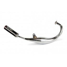 Izplūdes Voca Racing 50/70cc hroma / melns trokšņa slāpētājs Derbi Senda Euro 2 / Euro 3