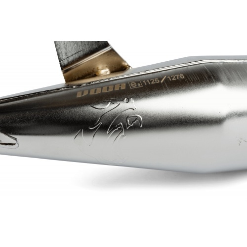 Izplūdes Voca Racing 50/70cc hroma / melns trokšņa slāpētājs Derbi Senda Euro 2 / Euro 3 Izplūdes Voca Racing 50/70cc hroma / melns trokšņa slāpētājs Derbi Senda Euro 2 / Euro 3