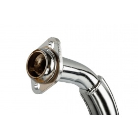 Izplūdes Voca Racing 50/70cc hroma / melns trokšņa slāpētājs Derbi Senda Euro 2 / Euro 3