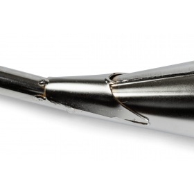 Izplūdes Voca Racing 50/70cc hroma / melns trokšņa slāpētājs Derbi Senda Euro 2 / Euro 3