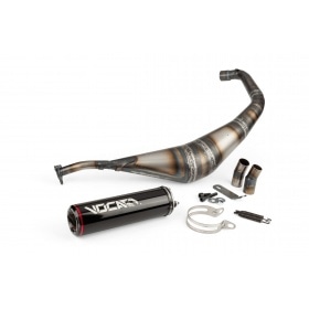 Izplūdes Voca Warrior 50-70cc melns trokšņa slāpētājs Yamaha DT / X-Limit