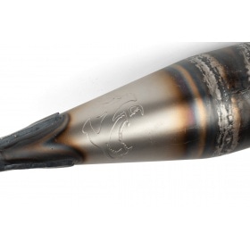 Izplūdes Voca Warrior 50-70cc melns trokšņa slāpētājs Yamaha DT / X-Limit