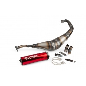 Izplūdes Voca Warrior 50-70cc sarkans trokšņa slāpētājs Yamaha DT / X-Limit