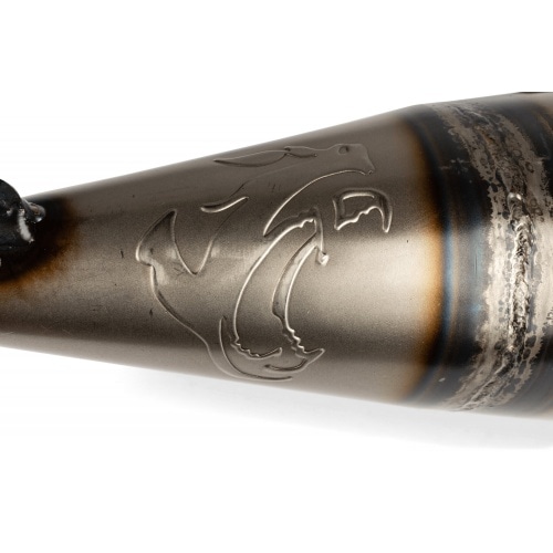 Izplūdes Voca Racing Rookie 50/70cc Minarelli AM6 melns alumīnija izpūtējs Izplūdes Voca Racing Rookie 50/70cc Minarelli AM6 melns alumīnija izpūtējs