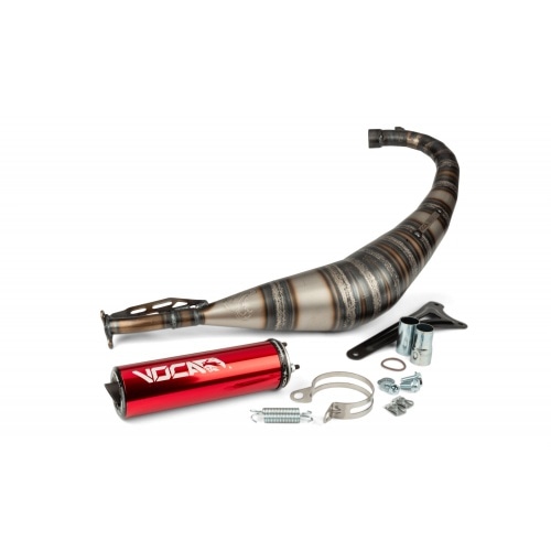 Izplūdes gāzu 50/70cc Voca Rookie sarkans trokšņa slāpētājs Beta RR pēc 2012. gada Izplūdes gāzu 50/70cc Voca Rookie sarkans trokšņa slāpētājs Beta RR pēc 2012. gada