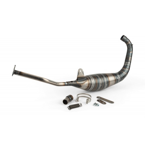 Exhaust Voca Racing Carbon 70/80cc Yamaha TZR after 2003 Exhaust Voca Racing Carbon 70/80cc Yamaha TZR after 2003