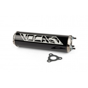 Silencer Voca Alu CNC black / grey