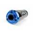 Silencer Voca Alu CNC black / blue Silencer Voca Alu CNC black / blue