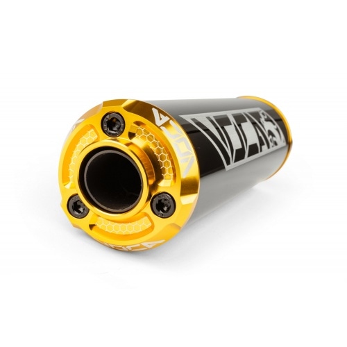 Silencer Voca Alu CNC black / gold Silencer Voca Alu CNC black / gold