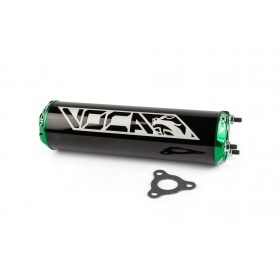 Silencer Voca Alu CNC black / green