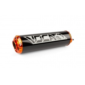 Silencer Voca Alu CNC black / orange