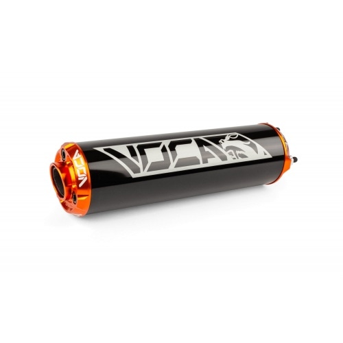 Silencer Voca Alu CNC black / orange Silencer Voca Alu CNC black / orange