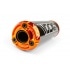 Silencer Voca Alu CNC black / orange Silencer Voca Alu CNC black / orange