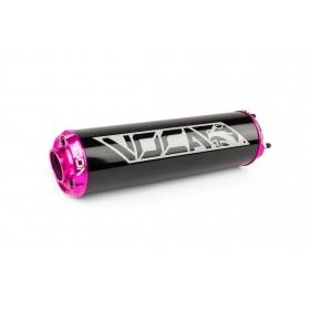 Silencer Voca Alu CNC black / pink