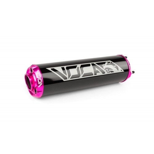 Silencer Voca Alu CNC black / pink Silencer Voca Alu CNC black / pink