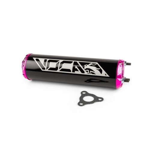 Silencer Voca Alu CNC black / pink Silencer Voca Alu CNC black / pink
