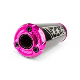 Silencer Voca Alu CNC black / pink