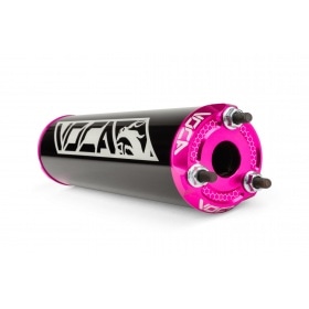 Silencer Voca Alu CNC black / pink