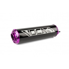 Silencer Voca Alu CNC black / purple