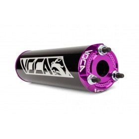 Silencer Voca Alu CNC black / purple