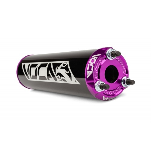 Silencer Voca Alu CNC black / purple Silencer Voca Alu CNC black / purple