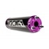Silencer Voca Alu CNC black / purple Silencer Voca Alu CNC black / purple