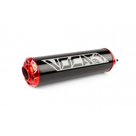 Silencer Voca Alu CNC black / red