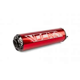 Silencer Voca Alu CNC red / black