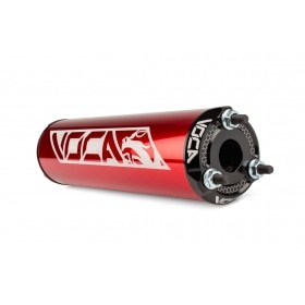 Silencer Voca Alu CNC red / black
