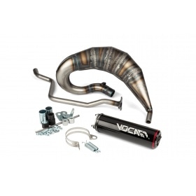 Izplūdes Voca Cross Rookie 50/70cc melns trokšņa slāpētājs Yamaha DT / X-Limit