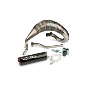 Izplūdes Voca Cross Rookie 50/70cc melns trokšņa slāpētājs Sherco 50cc ceļu-legāls