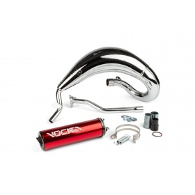 Izplūdes Voca Cross hromēts 50 / 70cc sarkans Sherco SM / SE 50cc