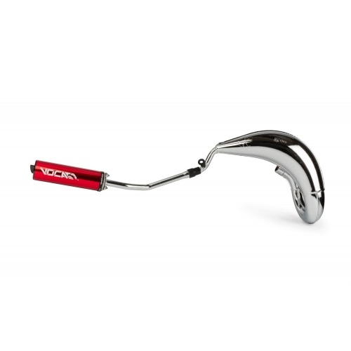 Izplūdes Voca Cross hromēts 50 / 70cc sarkans Sherco SM / SE 50cc Izplūdes Voca Cross hromēts 50 / 70cc sarkans Sherco SM / SE 50cc