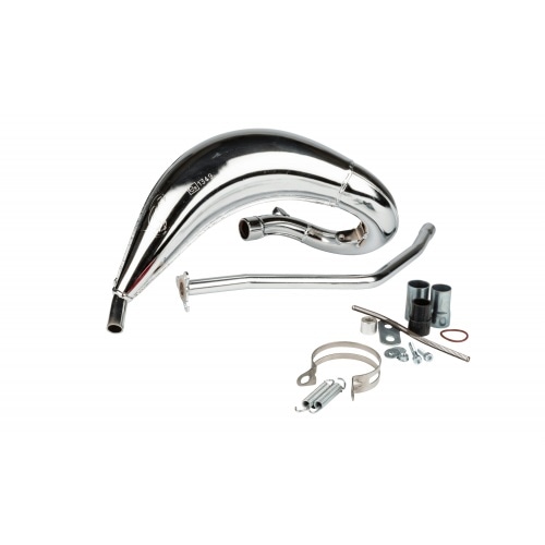 Exhaust Voca Cross Chromed 50/70cc Rieju MRT Exhaust Voca Cross Chromed 50/70cc Rieju MRT