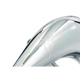 Izplūdes Voca Cross hromēts 50 / 70cc melns Rieju MRT