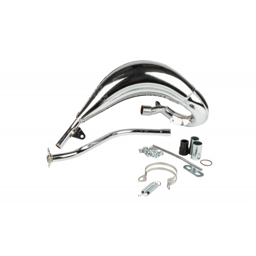 Exhaust Voca Cross Chromed 50/70cc Beta RR 2012 - 2020 Exhaust Voca Cross Chromed 50/70cc Beta RR 2012 - 2020
